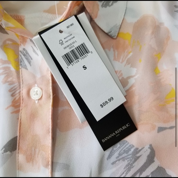 Banana Republic - Floral Button down - Picture 4 of 6